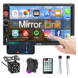 Autoestéreo 2 Din Mirrorlink Pantalla Táctil 7 Inch Y Cámara