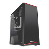 Gabinete Redragon Ratchet Gc-530 Lateral Acrilico Usb 3.0 Color Negro