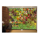 Papel De Parede Mural Verde Plantas Folhas Muro 9,5m² Xna253