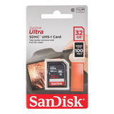 Tarjeta De Memoria Sandisk Sdhc Ultra De 32 Gb 100 Mb
