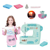 Mini Máquina De Coser Eléctrica Iluminada For Niños