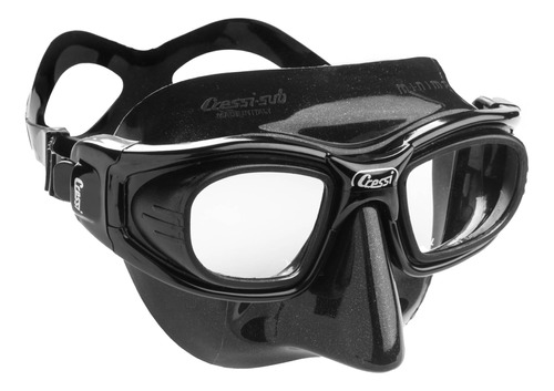 Máscara De 2 Lentes Planas Cressi Freediving - Volumen Inter