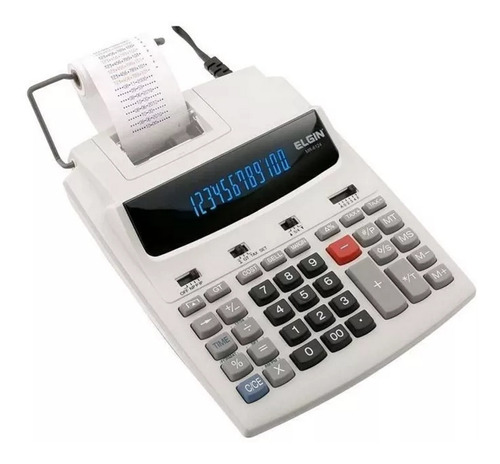 Calculadora De Mesa Com Bobina 12 Dígitos Mr-6124 Elgin