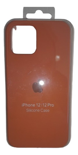 Funda Silicona Compatible iPhone 12/12 Pro, Salmon