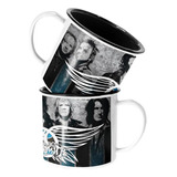 Taza Enlozada Lechera Aerosmith Bandas De Rock