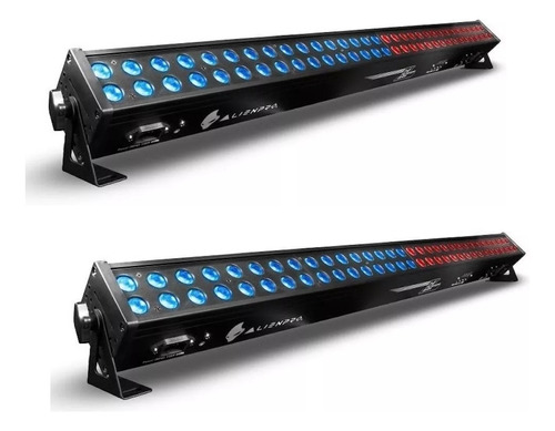 Par De Barras Leds Full Color Rgb Hi Power Bar Alien