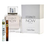 Eternity Now Calvin Klein 100ml Caballero+perfume Cuba 35ml