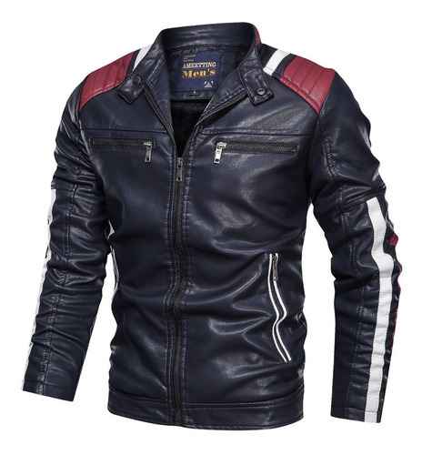 Chaqueta De Cuero Para Hombre Abrigo Juvenil