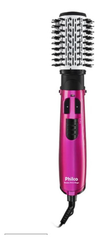 Escova Rotativa Beauty Shine Single Pec03r 1000w Rosa Gamer