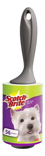 Rodillo Quita Pelos Y Pelusas Mascotas Scotch Brite 3m X12u