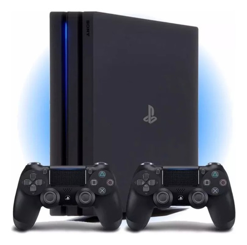 Ps4 Playstation 4 Pro 1 Tb + 02 Controles 05 Jogos