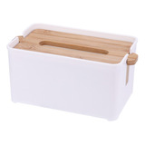 Caja De Almacenamiento De Toallas De Papel Blanco