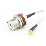 Conector Cable Pigtail So239 Pl259 Hembra A Rg316 Antena Sdr