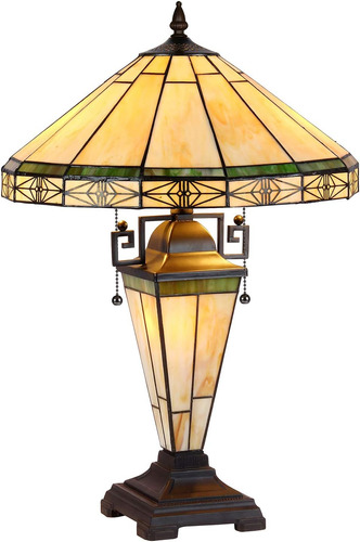 Lámpara De Mesa Tiffany,  Hecha Mano De 61 Cm, Lámpar...