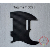 Escudo Tagima Telecaster T505 Il Fibra Carbono Com Preto