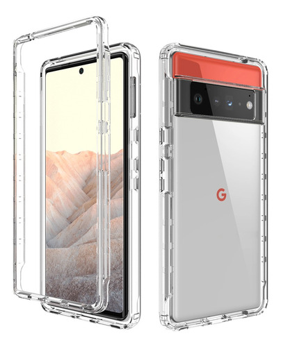 Funda Carcasa Case Transparente For Google 6 7 8 Pro 6a 7a