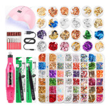 Juego De Herramientas Para Uñas Nail Drill Art, Máquina De U