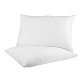 2 Almohadas Standard Hoteleras Con Fundas Con Cierre 70x50cm