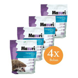 4 X Mazuri Alimento Erizo De Tierra Hedgehog Diet (2kg). Np