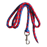 Cuerda De Para Caballo, Cuerda Resistente 4m Rojo Y Azul