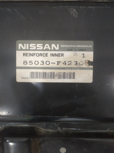 Viga De Impacto Trasera Nissan Sentra 1.6 91 Al 94 Foto 5