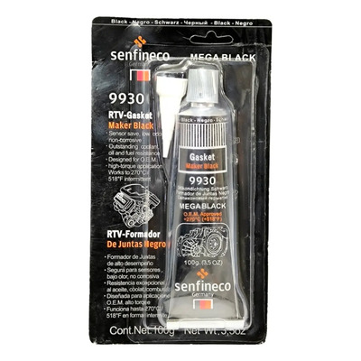 Silicón Negro Rtv Formador Juntas Automotriz Senfineco 100g | MercadoLibre