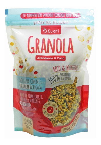 Granola Arandanos Y Coco X 400 Gr - Kuati