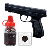 Pistola Aire  Crosman Resorte + Pack Balines Acero 