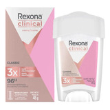 Rexona Clinical Desodorante En Crema Mujer Classic X 48g