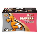 Pañal Perro Pequeñ Desechable X12un Talla Xs Hushpet Diapers