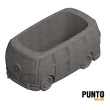 Molde Para Macetas De Silicona Volkswagen Combi 17 Cm Largo