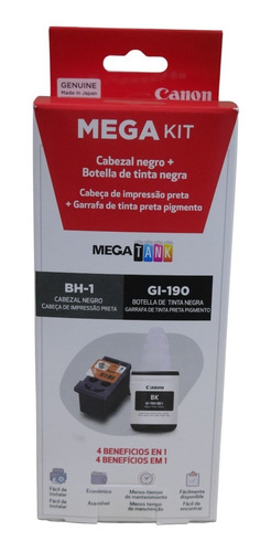 Cabezal Negro + Tinta Negra Original Canon G2100 G4100 G3100