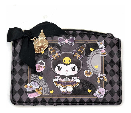 Kuromi Fancy Ribbons Monedero Tarjetero Sanrio Original