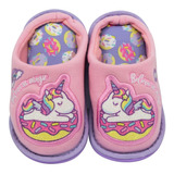 Pantufla Onix Dona Unicornio Color Rosa Para Niñas