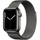 Apple Watch Series 7 41 Acero Graphite Milanese Loop 4g