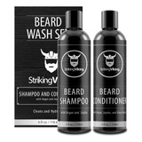 Champú Para Barba Y Acondicionador De Barba Para Hombres, .