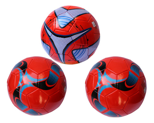 Balon Futbol #5 Economico Balones Colores Color Rojo