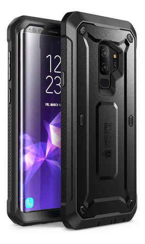 Funda Con Protector De Pantalla Para Galaxy S9 | Negro