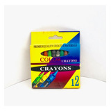 Crayon Crayones X12 Ceras Colores Pack X 10 Cajitas