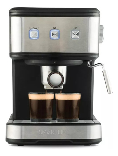 Cafetera Espresso Smartlife Sl-ec8501 Capsulas Y Cafe Molido