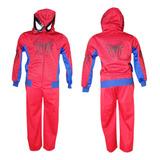 Conjunto Hombre Araña Sudadera Spider Man Chamarra Pants