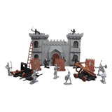 P Medieval Em Miniatura Com Carruagens De Idade Média