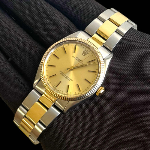 Rolex Oyster Perpetual Aço & Ouro 34mm , Vintage & Completo!