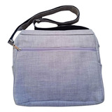 Morral De Lino, Unisex, Gris, Nuevo, Apto Notebook 