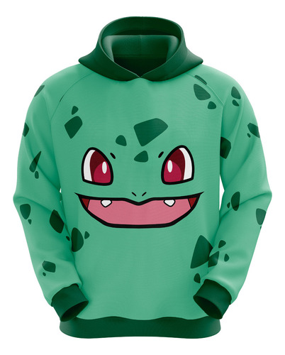 Sudadera Sublimada Bulbasaur Infantil