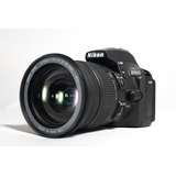  Nikon D5600 Dslr + Lente Sigma 17-50mm 2.8 Ex Dc Os Hsm