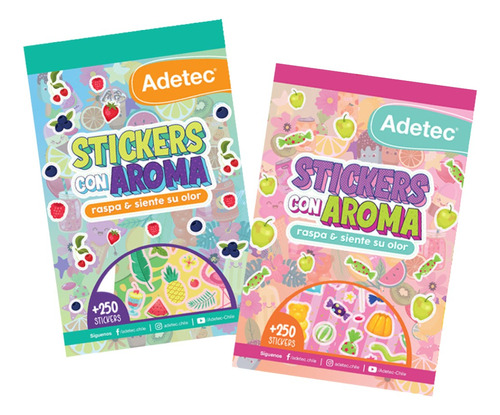 Block Stickers Con Aromas +250 Stickers - 850