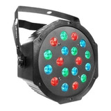 Cañon De Led Alien Pro Par18x3 Rgb Audio Ritmico 18 Leds