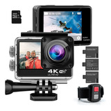 Camara 4k 120 Fps Gopr 2 Pantallas Touch Sumergib 3 Baterias