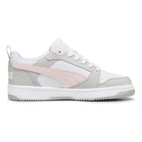 Zapatillas Puma Rebound V6 Low Mujer Gris